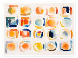 Wandbild Lebendige Kreise - Andreas Magnusson