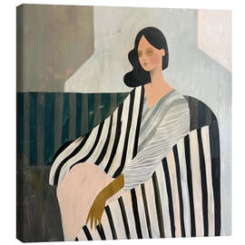 Leinwandbild Frau in liegender Position