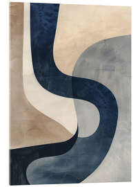 Acrylglasbild Fluid Curves - Bilge Paksoylu