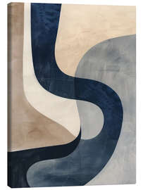 Tableau sur toile Fluid Curves - Bilge Paksoylu