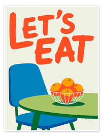 Wandbild Let's eat - Andreas Magnusson