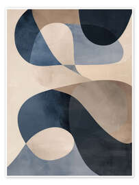 Poster Flowing Curves II