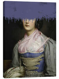 Tableau sur toile Blue corset - The Art Concept