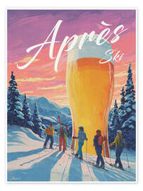 Wandbild Aprés Ski - Andreas Magnusson