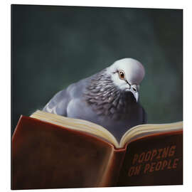 Print på aluminium Pooping On People - Andreas Magnusson