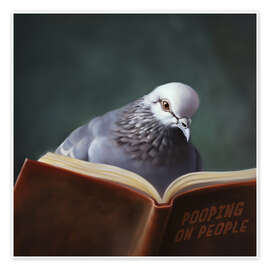 Wandbild Pooping On People - Andreas Magnusson
