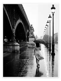 Wandbild Walk In the Rain - Andreas Magnusson