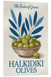 Acrylglasbild Halkidiki Olives - Fruits of Greece - Andreas Magnusson