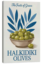 Tableau sur toile Halkidiki Olives - Fruits of Greece - Andreas Magnusson