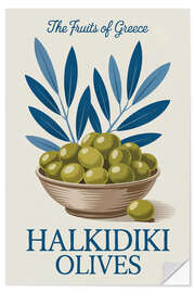 Sticker mural Halkidiki Olives - Fruits of Greece - Andreas Magnusson
