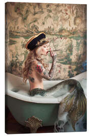 Canvas print Velvet Smoke Siren