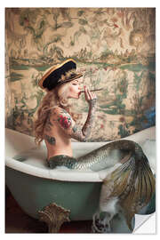 Sticker mural Velvet Smoke Siren