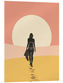 Tableau en verre acrylique Walking To the Beach - Andreas Magnusson