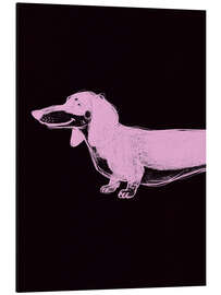 Print på aluminium Dachshund IV - Andreas Magnusson