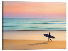 Leinwandbild Surfer am Strand - Andreas Magnusson