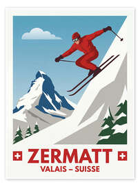 Wandbild Zermatt, Valais - Suisse - Andreas Magnusson