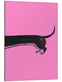 Print på aluminium Dachshund II - Andreas Magnusson