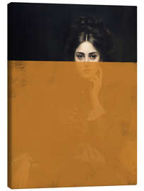 Leinwandbild Portrait of Woman - The Art Concept