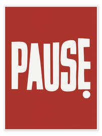 Wandbild Pause - Andreas Magnusson