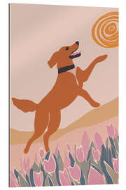 Tableau en plexi-alu Joyful Spring Leap - Andreas Magnusson