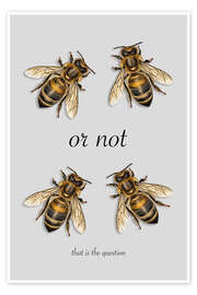 Wandbild Bee or Not Bee? - Andreas Magnusson