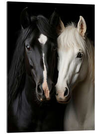 Acrylglasbild Dual Elegance - Bilge Paksoylu