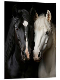 Tableau en plexi-alu Dual Elegance - Bilge Paksoylu