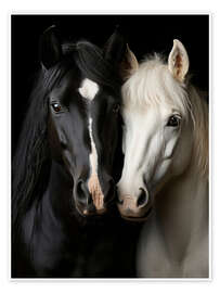 Wandbild Dual Elegance - Bilge Paksoylu