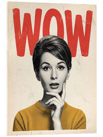 Acrylglasbild Wow