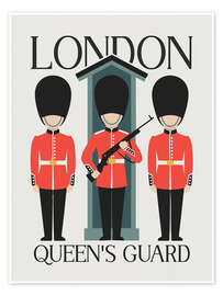 Poster London Queen's Guard - Andreas Magnusson