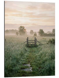 Print på aluminium The Gate In the Field - Andreas Magnusson