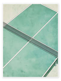 Poster Tischtennisplatte - Andreas Magnusson
