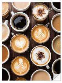 Wall sticker Coffee variations