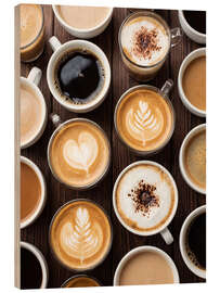 Holzbild Kaffeevariationen - Andreas Magnusson