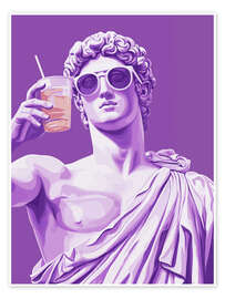 Poster Greek Statue Cheers - Andreas Magnusson