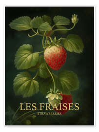 Poster Les Fraises - Strawberries - Andreas Magnusson