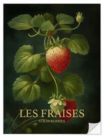 Sticker mural Les Fraises - Strawberries - Andreas Magnusson