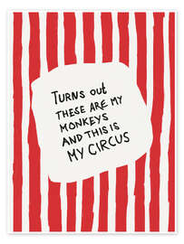 Wandbild Turns Out These Are My Monkeys - Andreas Magnusson