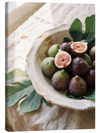 Leinwandbild Feigen in einer Schüssel - Andreas Magnusson