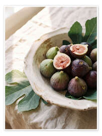 Wandbild Feigen in einer Schüssel - Andreas Magnusson