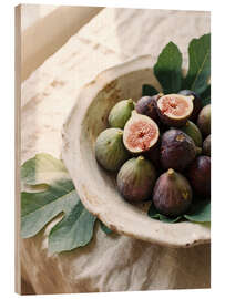 Stampa su legno Figs In a Bowl - Andreas Magnusson