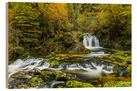 Holzbild Schwarzbach - Rainer Mirau