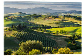 Acrylglasbild Belvedere in der Toskana - Rainer Mirau