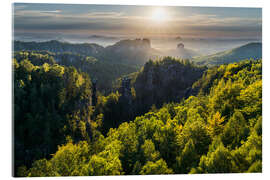 Acrylglasbild Sächsische Schweiz - Rainer Mirau