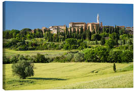 Leinwandbild Pienza, Italien - Rainer Mirau
