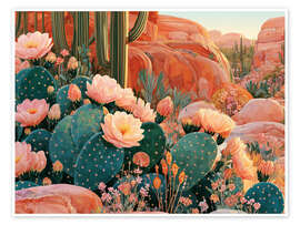 Poster Arizona-Wüste - Anastasia Mamoshina