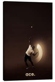 Canvas print Tennis - Ace - athlete.art