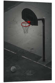 Tableau en aluminium Red Rim - Basketball - athlete.art