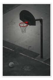 Poster Red Rim - Basketball - athlete.art
