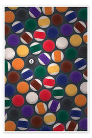 Wandbild Billardkugeln - athlete.art